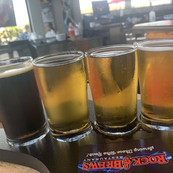 Rock & Brews - Enjoyed this flight with friends - Burgers Near Me - Lutz, Florida Rock & Brews - Enjoyed this flight with friends - Burgers Near Me - Lutz, Florida