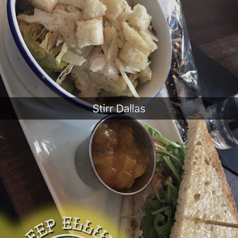 STIRR - This was the turkey with a side of Cesar salad. - Cocktail Bars Near Me - Dallas, Texas