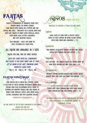 Menu photo 2 Serranos Mexican Cantina Beenleigh, QLD