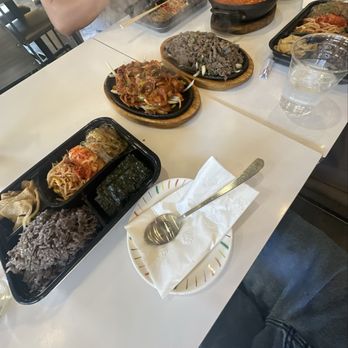 Enjoy Seoul - Budae Stew Grilled Spicy Pork Grilled Beef - Korean Near Me - San Jose, California Enjoy Seoul - Budae Stew Grilled Spicy Pork Grilled Beef - Korean Near Me - San Jose, California
