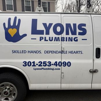 Lyons Plumbing - The motto on the van sums up the service! - Plumbing Near Me - Damascus, Maryland