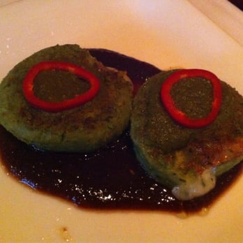 Rasika - Mattar Pudina Tikki (Green Peas, Mint, Mozzarella, $8) - Indian Near Me - Washington, DC, District of Columbia Rasika - Mattar Pudina Tikki (Green Peas, Mint, Mozzarella, $8) - Indian Near Me - Washington, DC, District of Columbia
