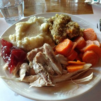The Birches Resort - Their turkey dinner with all the fixings, which was outstanding! - Resorts Near Me - Rockwood, Maine