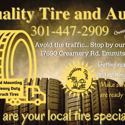 Quality Tire and Auto - Quality Tire and Auto in Emmitsburg, Maryland - We are your local tire specialists