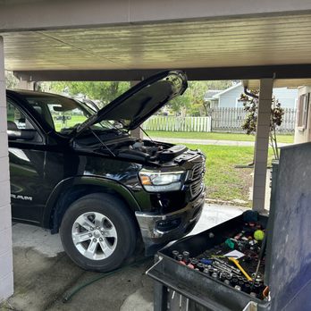 Just-In Time Mobile Mechanic - 2007 Dodge Ram 1500 4.7L Radiator Replacement - Auto Repair Near Me - Lakeland, Florida Just-In Time Mobile Mechanic - 2007 Dodge Ram 1500 4.7L Radiator Replacement - Auto Repair Near Me - Lakeland, Florida