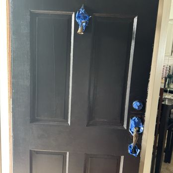 Rushing Handyman Service - Poorly Painted Door - Handyman Near Me - Grafton, West Virginia