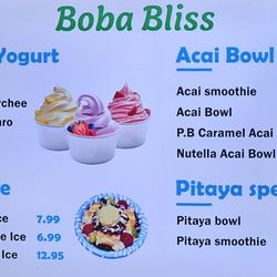 Boba Bliss - Menu (11/2024).