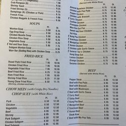 Panda House - Updated menu with current pricing