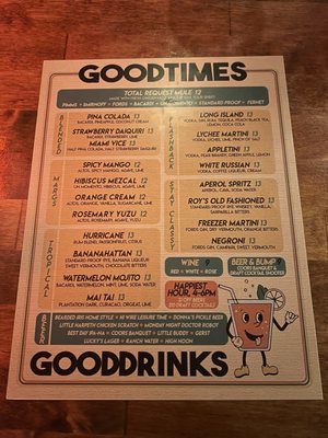 GoodTimes Full Service bar by null