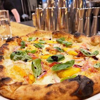 Basta - Peach pizza - Pizza Near Me - Boulder, Colorado
