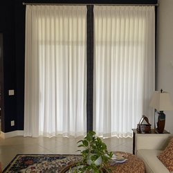 Interiors By Laurel, Inc. - New Banded custom draperies