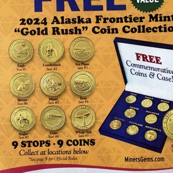 Miner's Gems - "Gold Rush" Coin collection - Jewelry Near Me - Skagway, Alaska Miner's Gems - "Gold Rush" Coin collection - Jewelry Near Me - Skagway, Alaska