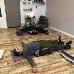 Restorative yoga helps provide that physical and mental balance to reduce stress and anxiety