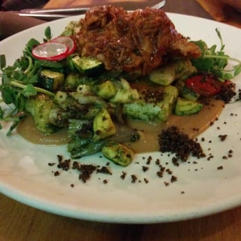 Fable Kitchen - Onion gnocchi with pulled pork - Canadian (New) Near Me - Vancouver, British Columbia