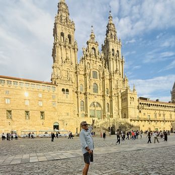 Wilderness Travel - In the Plaza del Obradoiro outside the Cathedral of Santiago de Compostela - Travel Services Near Me - Berkeley, California Wilderness Travel - In the Plaza del Obradoiro outside the Cathedral of Santiago de Compostela - Travel Services Near Me - Berkeley, California