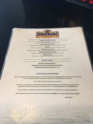 Menu photo 7 JD Shuckers - Georgetown Georgetown, DE Menu photo 7 JD Shuckers - Georgetown Georgetown, DE