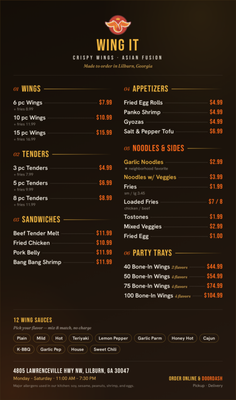 Menu photo 1 Wing It Lilburn, GA