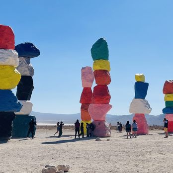 Seven Magic Mountains - Public Art Near Me - Las Vegas, Nevada Seven Magic Mountains - Public Art Near Me - Las Vegas, Nevada