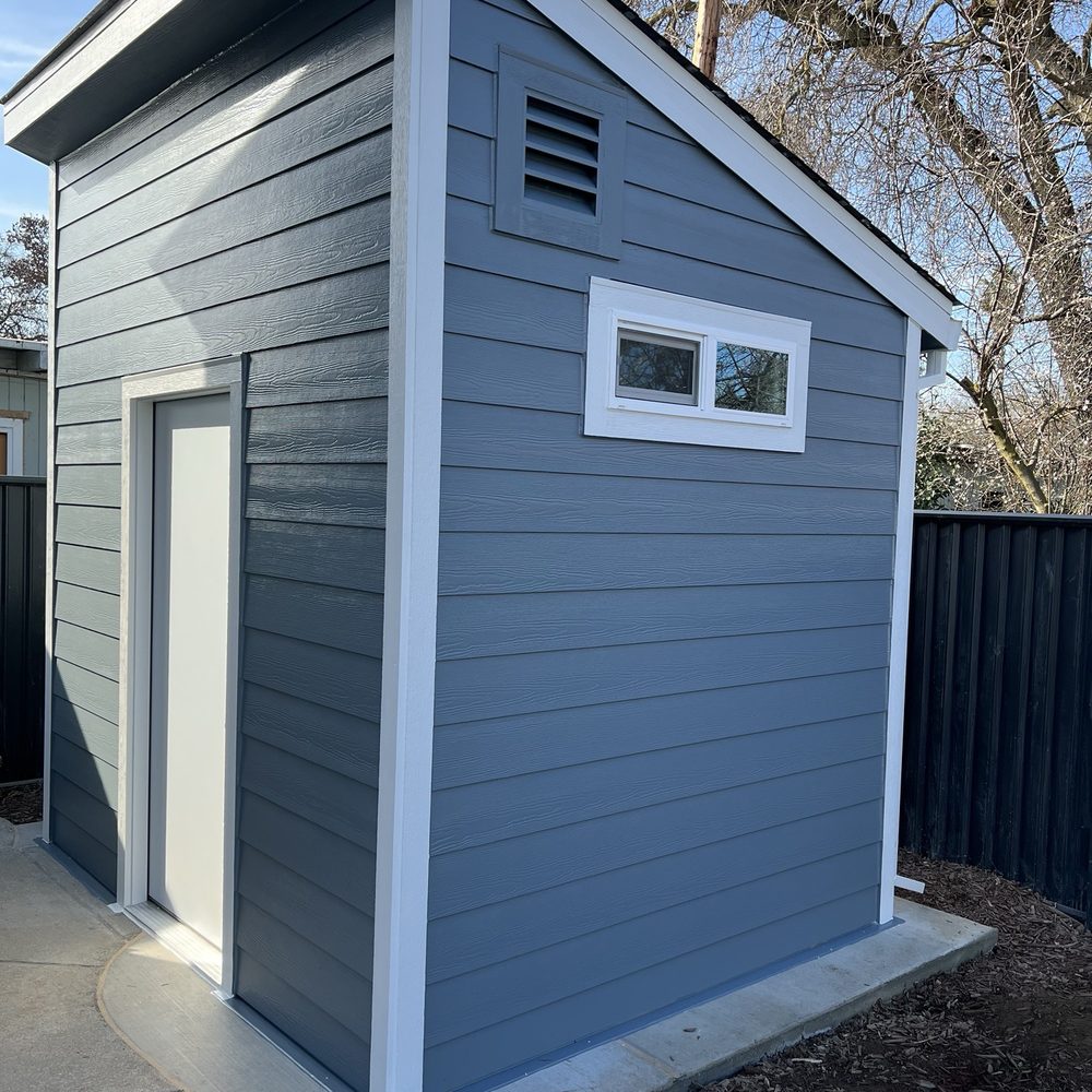 DL Design Construction - Front and right side of shed #2 - Windows Installation Near Me - Sacramento, California DL Design Construction - Front and right side of shed #2 - Windows Installation Near Me - Sacramento, California