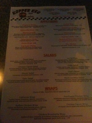 Menu photo 8 Kopper Keg St Rose Henderson, NV