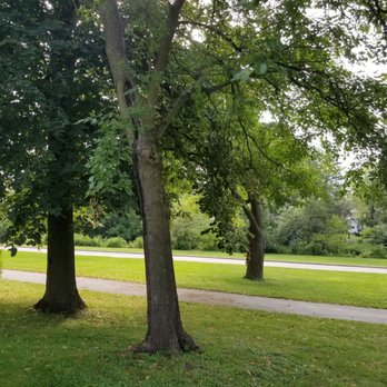 Grede Park - 2019 August. A singular walking path threads through the park. - Parks Near Me - Waukesha, Wisconsin Grede Park - 2019 August. A singular walking path threads through the park. - Parks Near Me - Waukesha, Wisconsin