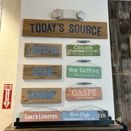 Where they source their seafood Where they source their seafood