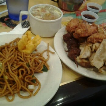 Oriental Buffet - My yummy selection of goodies:-) - Chinese Near Me - Arcata, California
