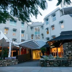 The Emerald Noosa - The outside. The restaurant is underneath.