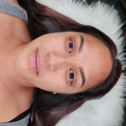 Ombre powdered brows