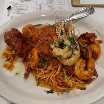 Giuseppe's Cucina Rustica - Valentines special, spicy lobster and prawns - Italian Near Me - San Luis Obispo, California