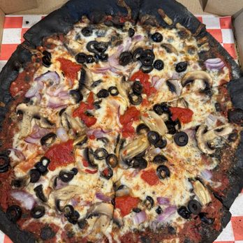 Sliced Pizza - Medium Vampire Veggie Pizza - Pizza Near Me - Las Vegas, Nevada