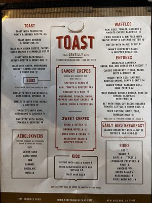 Menu photo 7 Toast New Orleans, LA Menu photo 7 Toast New Orleans, LA