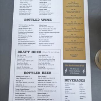 Windsor - Pg 2 of Windsor's menu side - New American Near Me - Phoenix, Arizona