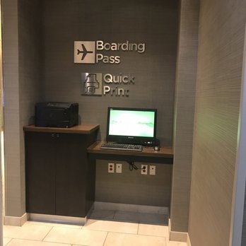Courtyard by Marriott Victoria - Boarding pass print area - Hotels Near Me - Victoria, Texas