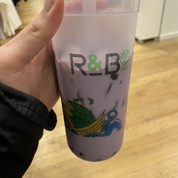 R&B Tea - Fresh Taro Milk Tea - Bubble Tea Near Me - Santa Clara, California