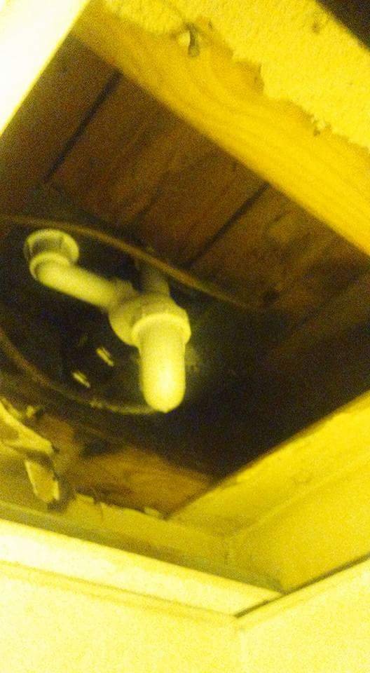 Slide of Auman's electrical and plumbing