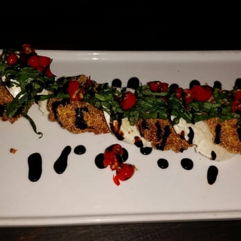 Pizza Rock - Fried Green Tomato Caprese Salad - Pizza Near Me - Henderson, Nevada Pizza Rock - Fried Green Tomato Caprese Salad - Pizza Near Me - Henderson, Nevada