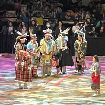 Pechanga Powwow Grounds - Line up of the dance contestants. - Party & Event Planning Near Me - Temecula, California