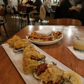 STIR - Fried oysters casino, parmesan truffle fries - Cocktail Bars Near Me - Chattanooga, Tennessee STIR - Fried oysters casino, parmesan truffle fries - Cocktail Bars Near Me - Chattanooga, Tennessee
