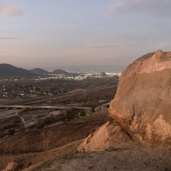 Mount Rubidoux Trail - Riverside wash view - Hiking Near Me - Riverside, California