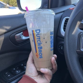 Dutch Bros Coffee - Iced banana coffee i - Juice Bars & Smoothies Near Me - Morrisville, North Carolina