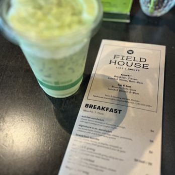 Field House - Matcha latte (iced) - Breakfast & Brunch Near Me - Poulsbo, Washington