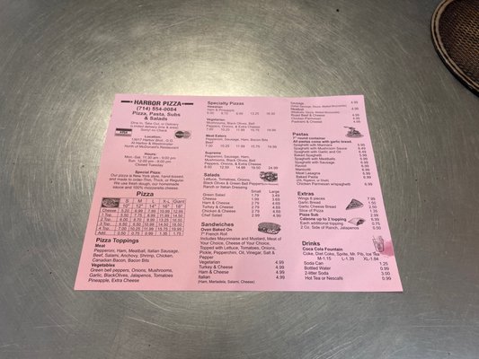 Menu photo 3 Harbor Pizza & More Garden Grove, CA Menu photo 3 Harbor Pizza & More Garden Grove, CA