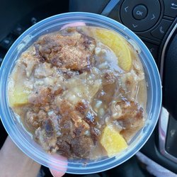 Fish Land - Peach cobbler