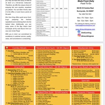 Dim Sum King - Menu - Dim Sum Near Me - Sunnyvale, California Dim Sum King - Menu - Dim Sum Near Me - Sunnyvale, California