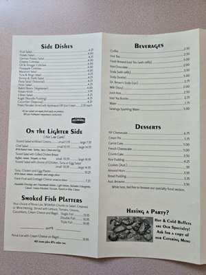 Menu photo 4 Gershon's Deli & Caterers Schenectady, NY