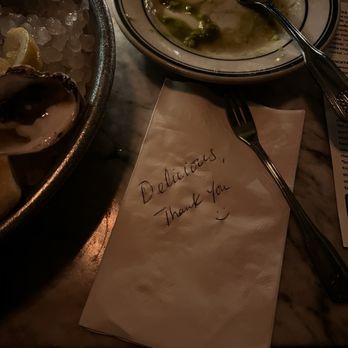 L & E Oyster Bar - It was delicious! A little note to show a appreciation - Seafood Near Me - Los Angeles, California