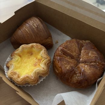 Ones Cafe & Bakery - Black sesame onigiri, flaky egg tart, Kouign-amann - Coffee & Tea Near Me - Castro Valley, California Ones Cafe & Bakery - Black sesame onigiri, flaky egg tart, Kouign-amann - Coffee & Tea Near Me - Castro Valley, California