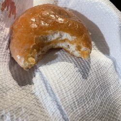 Krispy Kreme - Raspberry filled doughnut with no raspberry!