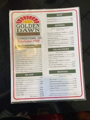 Menu photo 2 Golden Dawn Youngstown, OH Menu photo 2 Golden Dawn Youngstown, OH